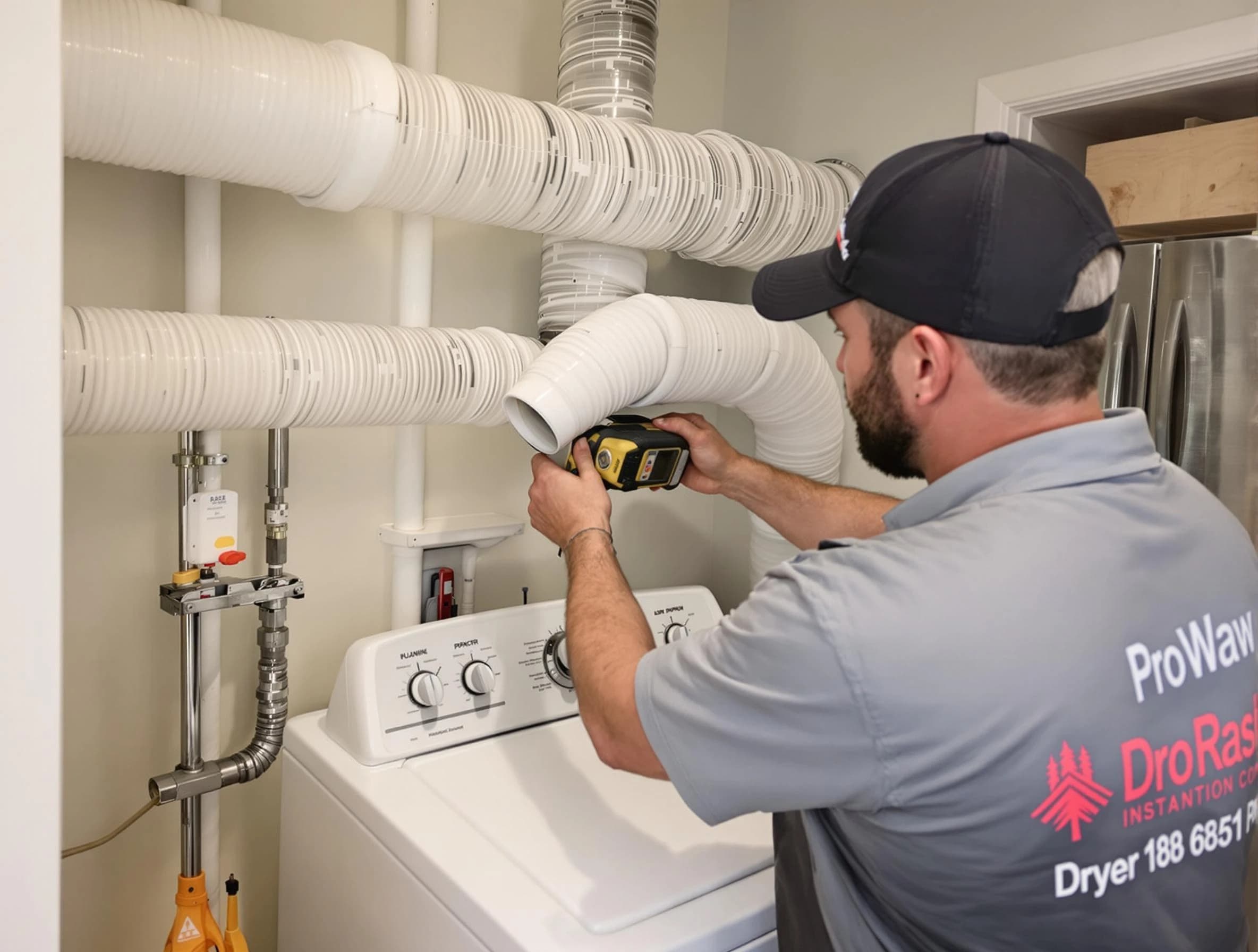Professional dryer vent hose installation by Villa Rica Dryer Vent Cleaning in Villa Rica