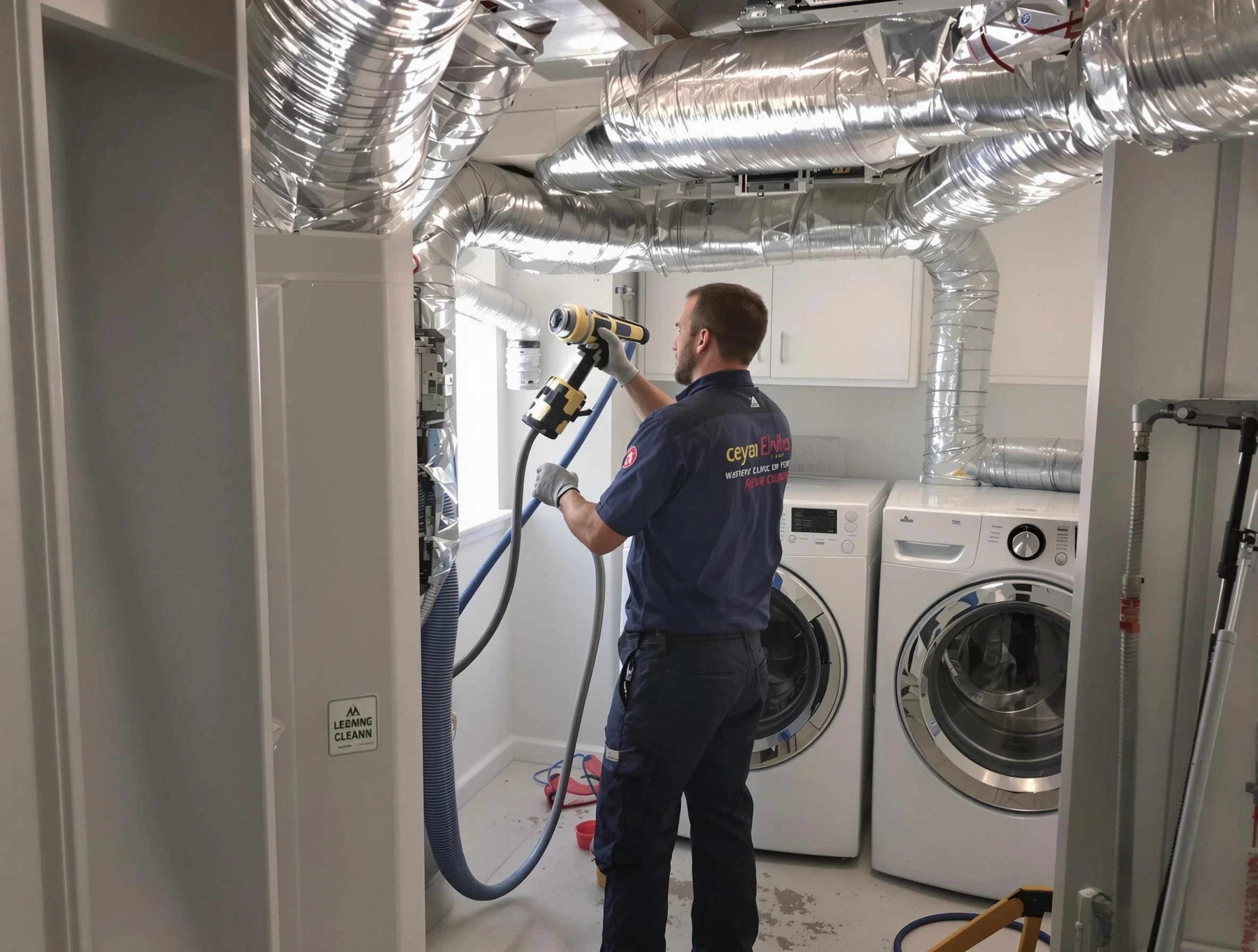 Villa Rica Dryer Vent Cleaning specialist using advanced equipment for thorough duct cleaning in Villa Rica