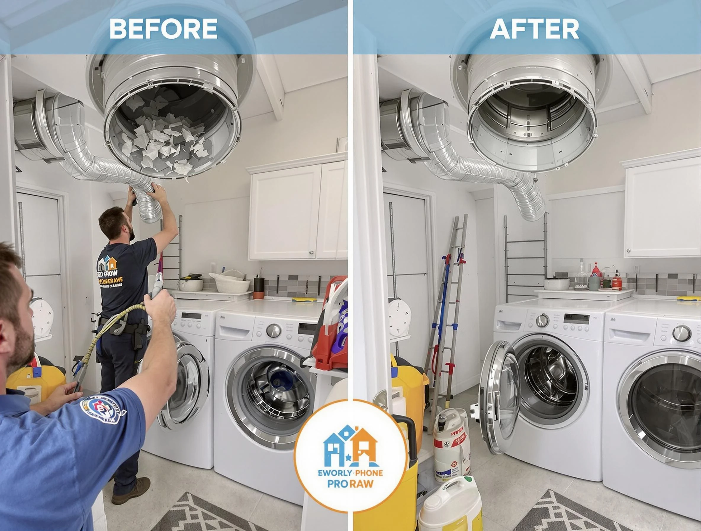 Residential dryer vent cleaning by Villa Rica Dryer Vent Cleaning in Villa Rica